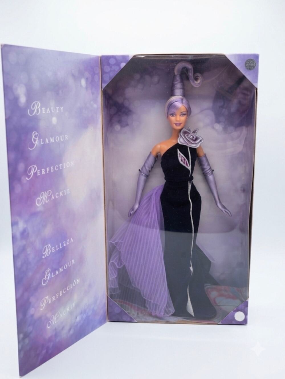 2001 Mattel Bob Mackie Avon The Sterling Silver Rose Barbie #55452 NRFB Read